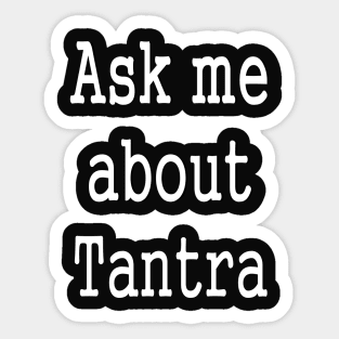 Tantra Mantra Yantra Yoga Sticker